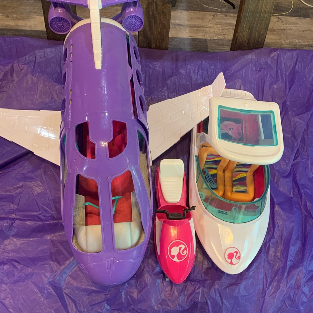 Barbie Purple and White Doll with Accessories
